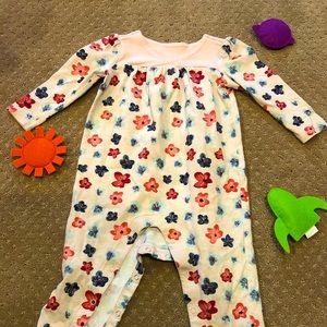 Pink Floral Girl Outfit